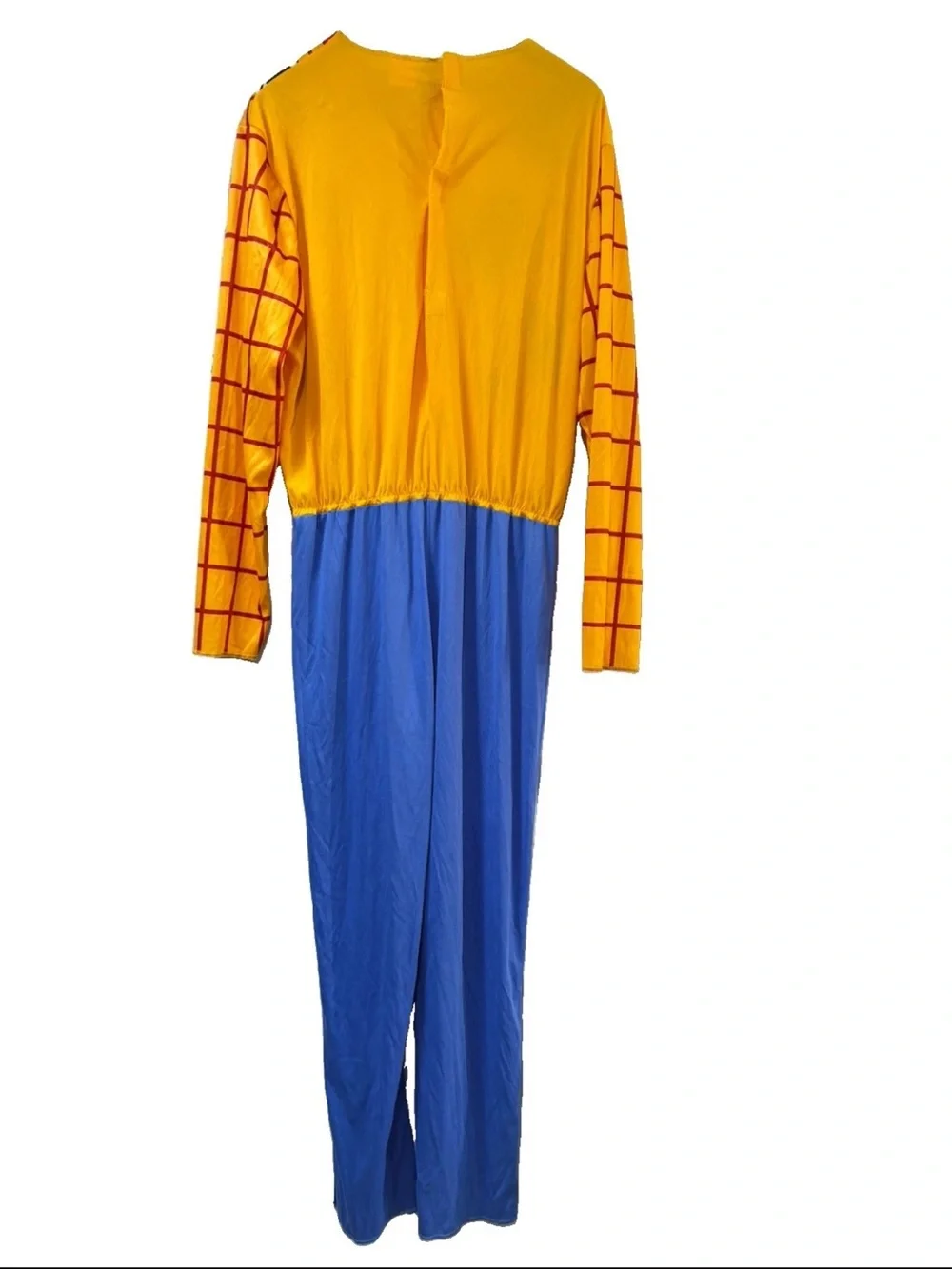Disney Pixar Toy Story Woody Costume Adult Jumpsuit Cowboy Cosplay Men’s Sz XL